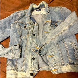Oversized denim jacket